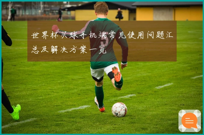 世界杯买球手机端常见使用问题汇总及解决方案一览