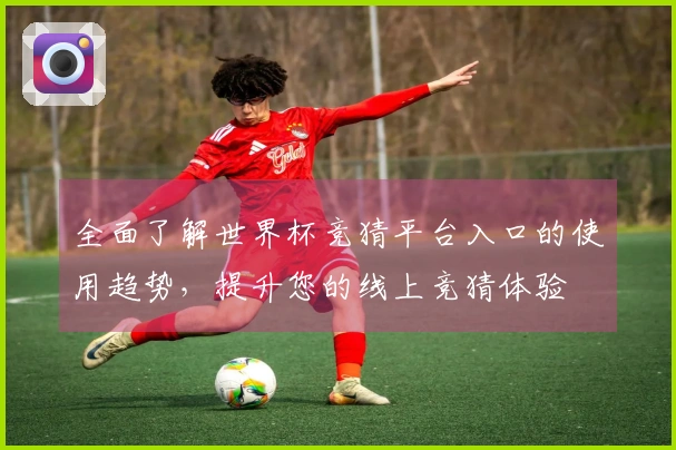 全面了解世界杯竞猜平台入口的使用趋势，提升您的线上竞猜体验